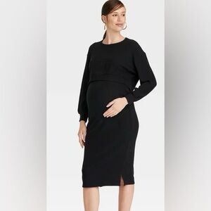 Soft SET Maternity Cropped sweater and skirt